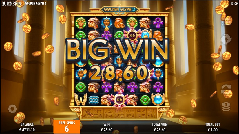 Golden Glyph 2 slot screen 5