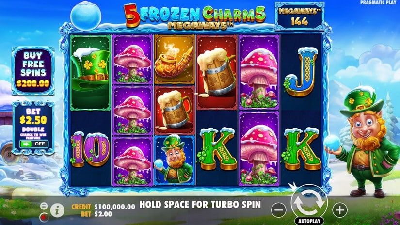 5 Frozen Charms slot screen 1