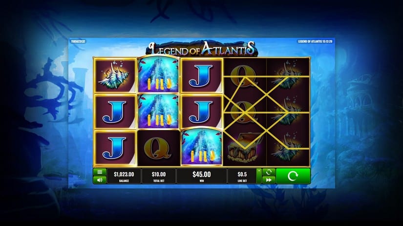 Legend of Atlantis slot screen 4