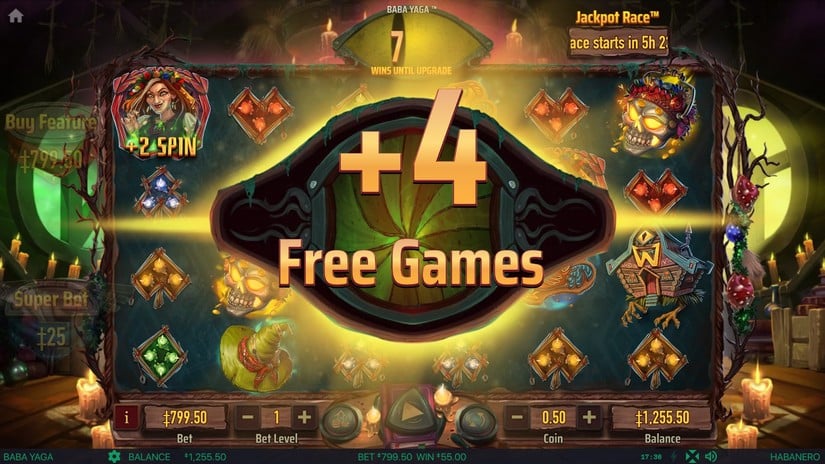 Baba Yaga slot screen 4