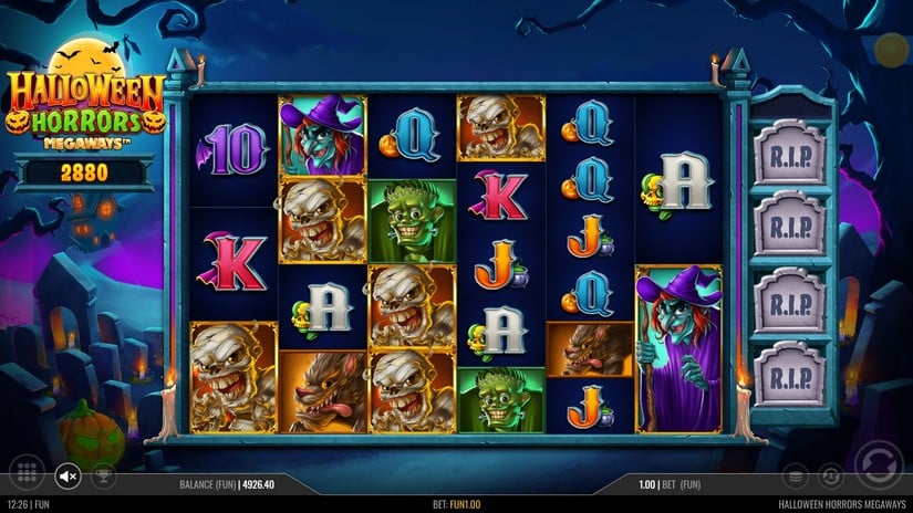 Halloween Horrors Megaways slot screen 3