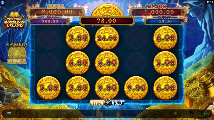 Adventures of Doubloon Island slot screen 3