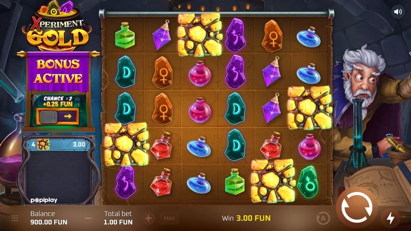 Xperiment Gold slot screen 2