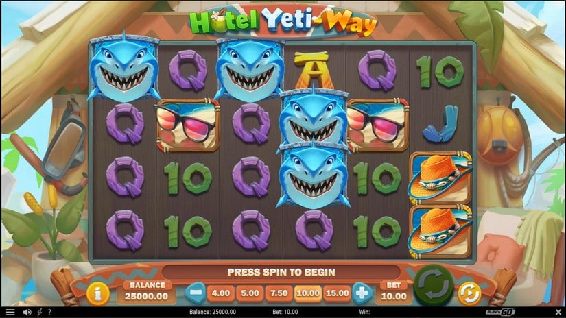 Hotel Yeti-Way slot screen 1