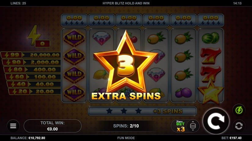 Hyper Blitz Hold and Win slot screen 4