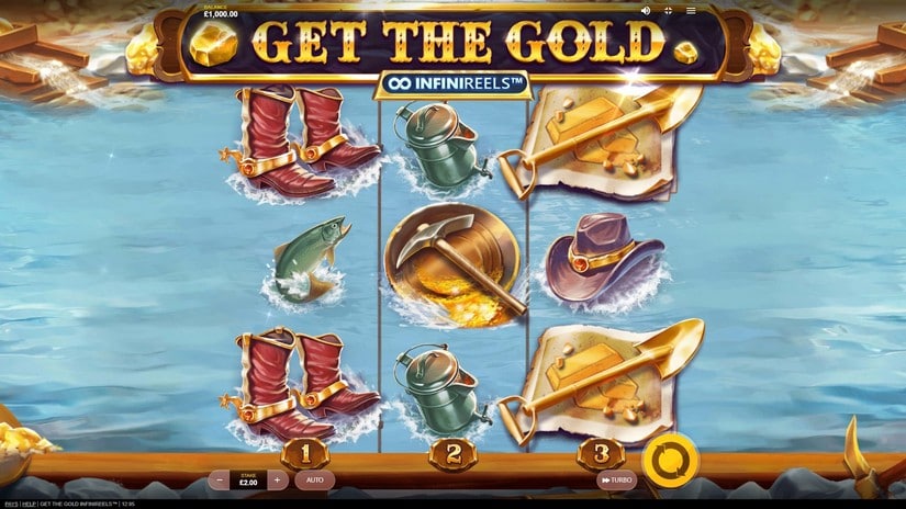 Get The Gold Infinireels slot screen 1