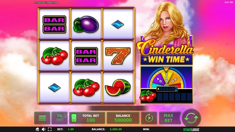 Cinderella Wintime slot screen 1