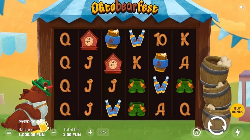 Oktobearfest slot screen 1