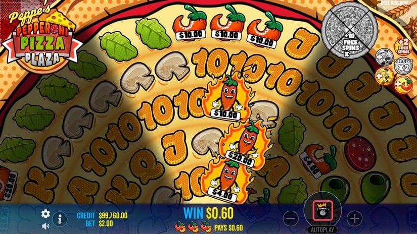 Peppe’s Pepperoni Pizza Plaza slot screen 4