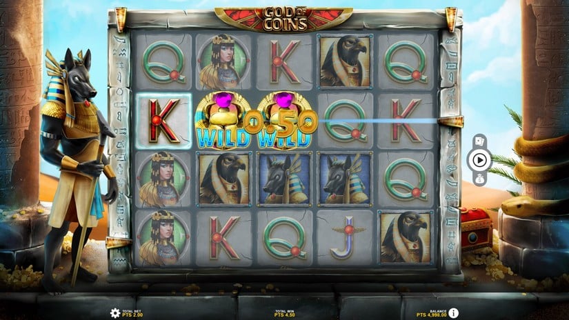 God Of Coins slot screen 2