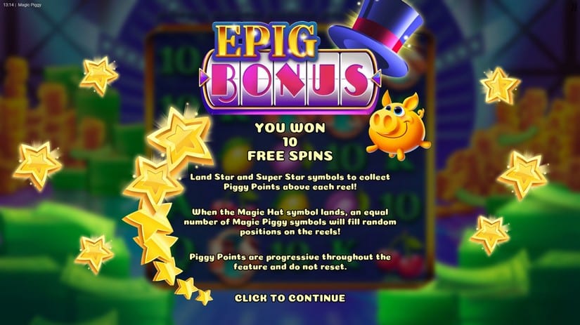 Magic Piggy slot screen 4