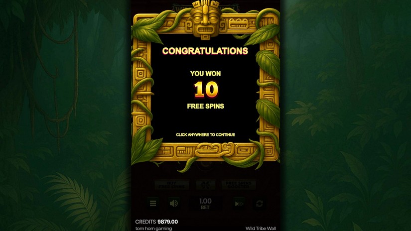 Wild Tribe Wall slot screen 3