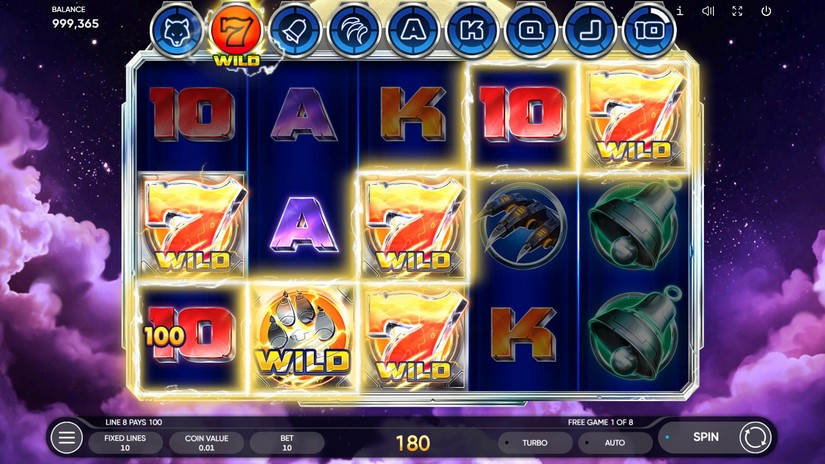 Cyber Wolf slot screen 7
