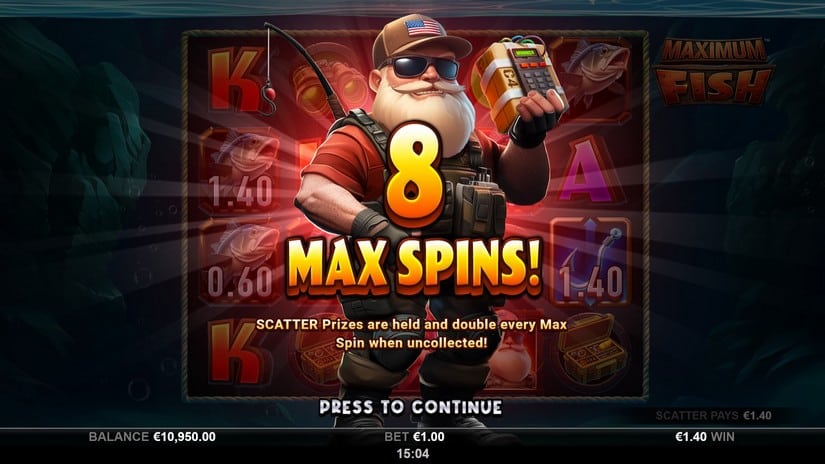 Maximum Fish slot screen 3