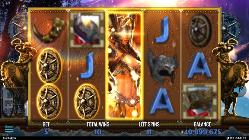Last Valkyrie slot screen 4