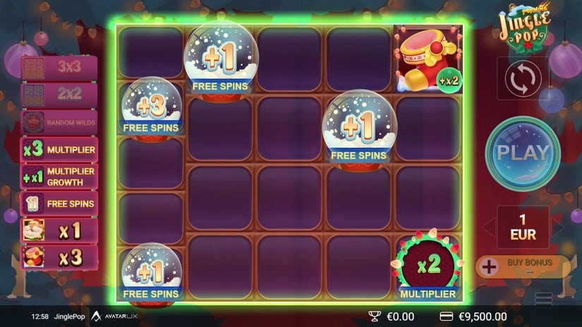 JinglePop slot screen 2