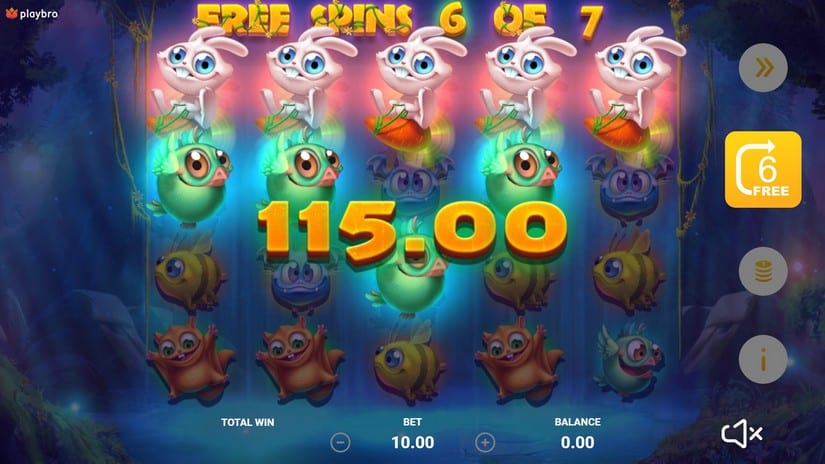 Wild Creatures slot screen 4