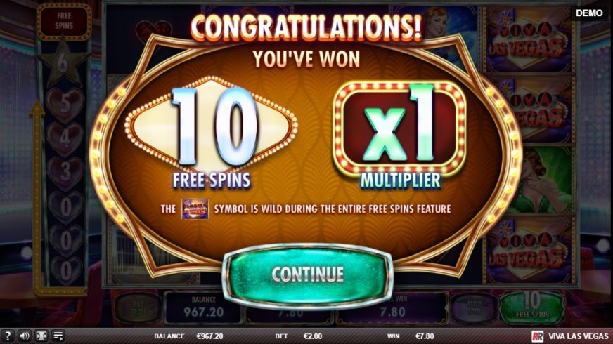Viva Las Vegas slot screen 4