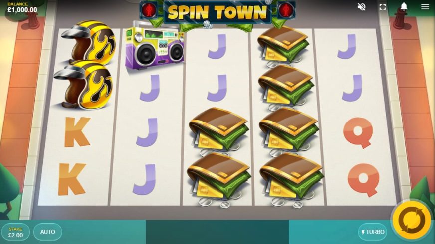 Spin Town slot screen 1