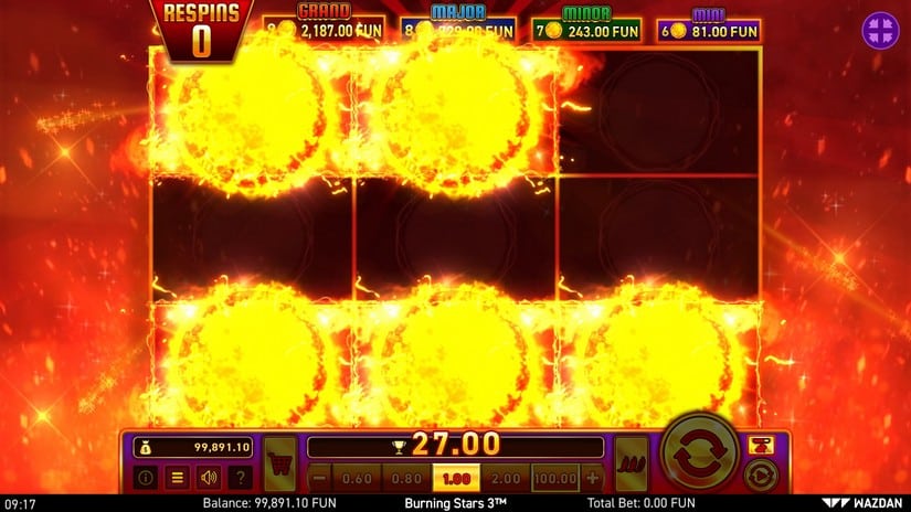 Burning Stars 3™ slot screen 5