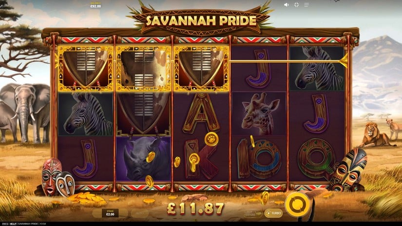Savannah Pride slot screen 2