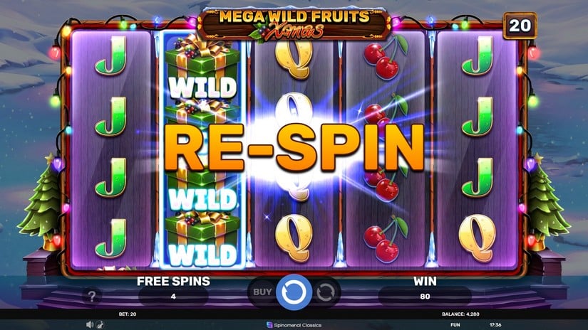 Mega Wild Fruits – Xmas slot screen 4