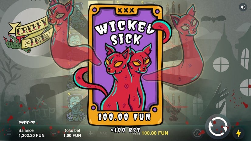 Creepy Ink slot screen 6