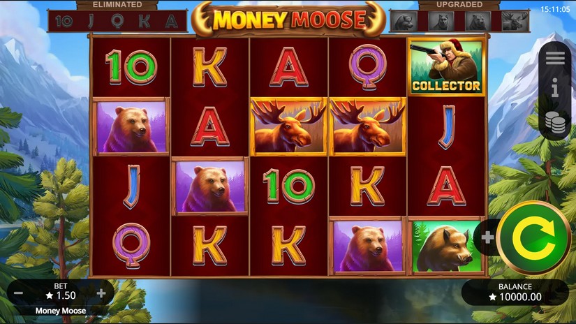 Money Moose slot screen 1