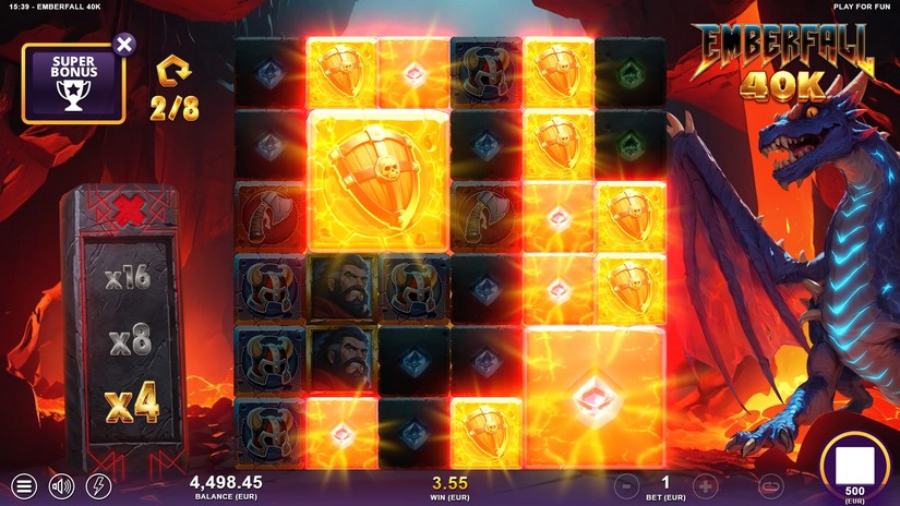 Emberfall 40K slot screen 5