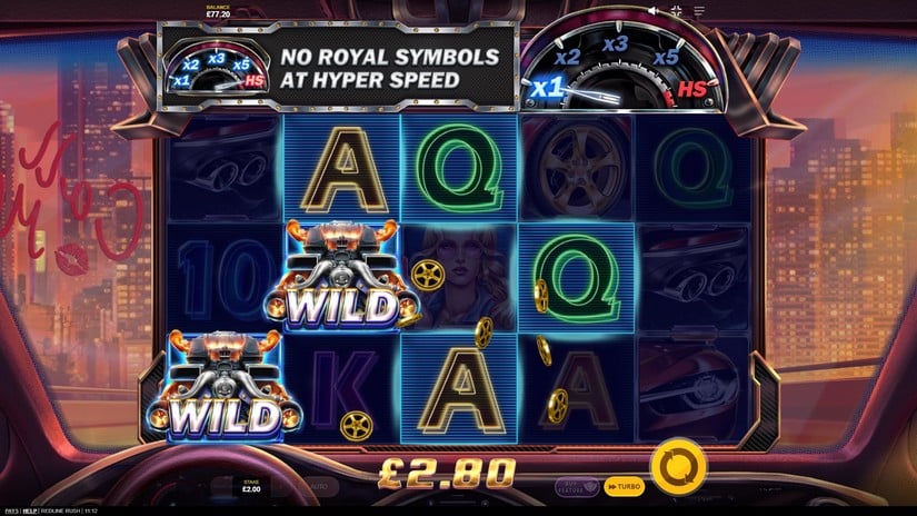 Redline Rush slot screen 2