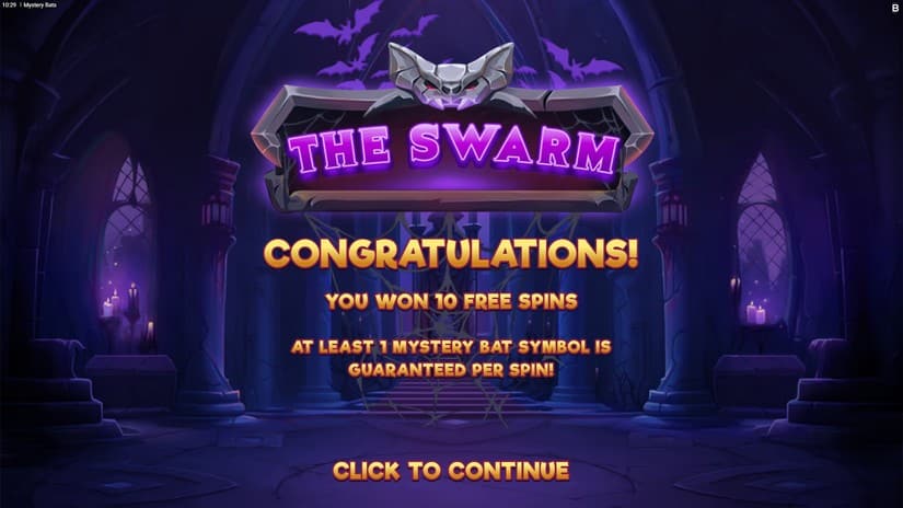 Mystery Bats slot screen 3