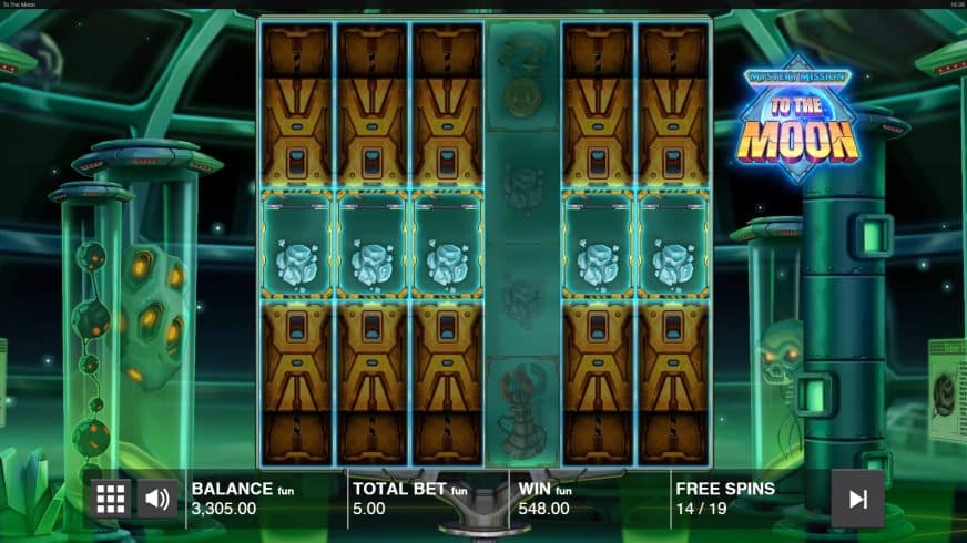 Mystery Mission to the Moon slot screen 8