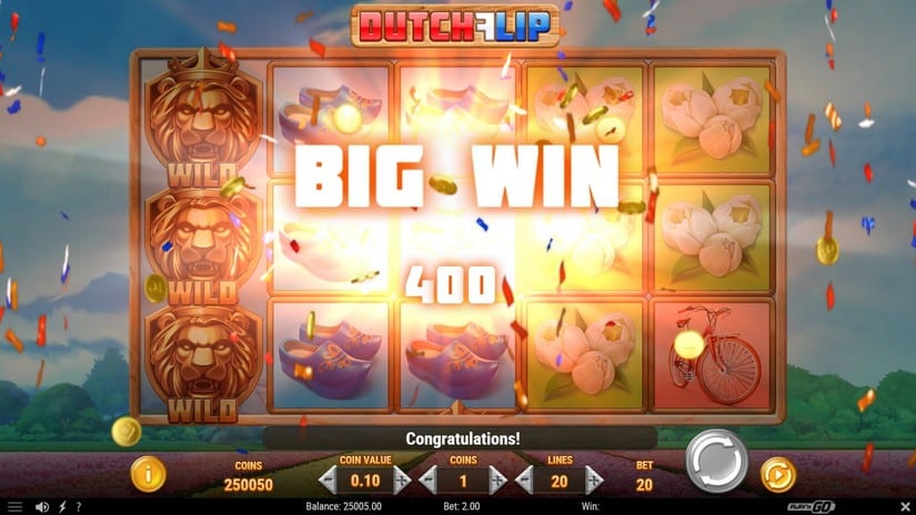 Dutch Flip slot screen 4