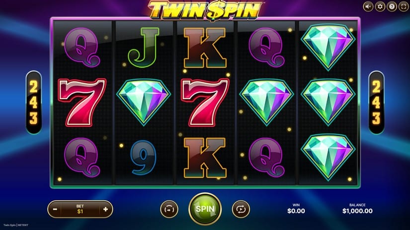 Twin Spin slot screen 1