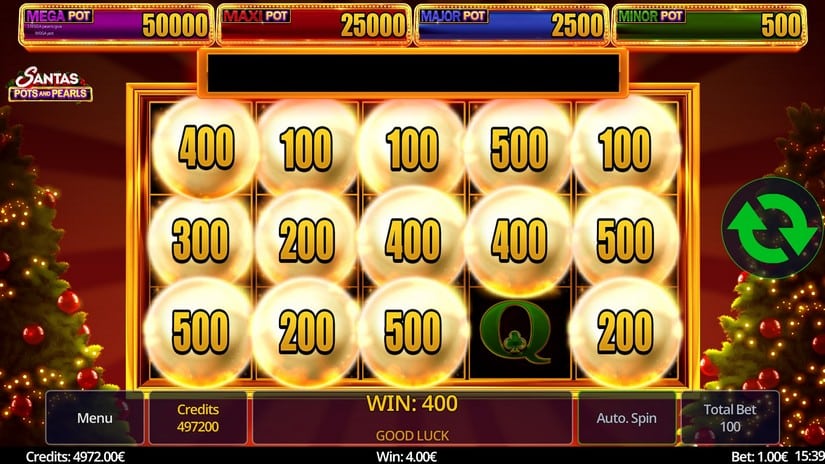 Santa’s Pots and Pearls slot screen 5
