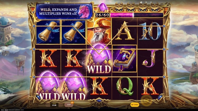 Dragon’s Mirror slot screen 3