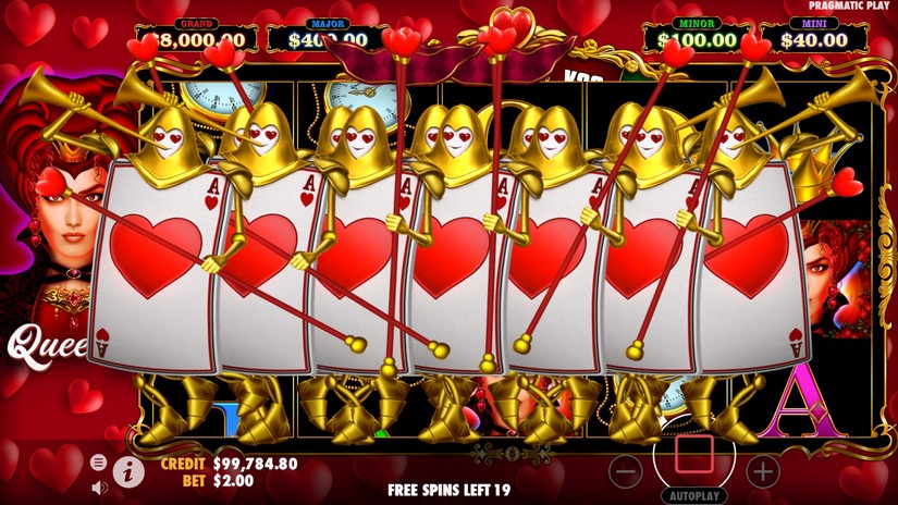 Queenie slot screen 6