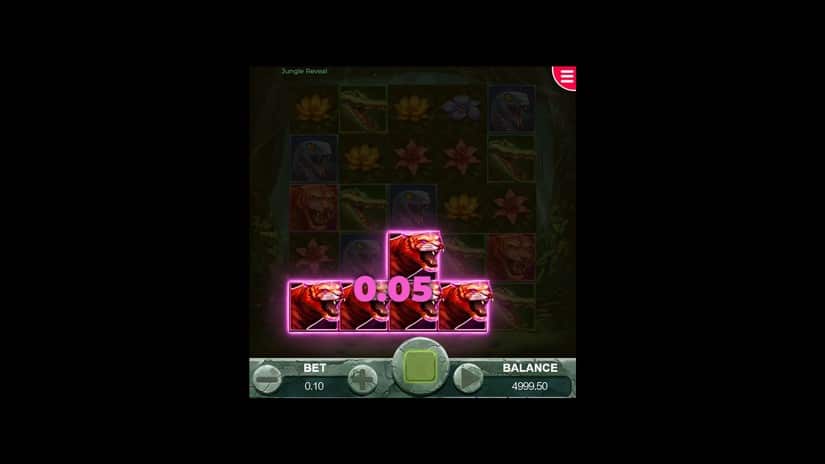 Jungle Reveal slot screen 2