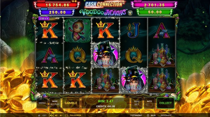 Cash Connection – Voodoo Magic slot screen 2