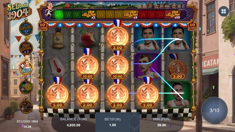 St. Louis 1904 slot screen 5