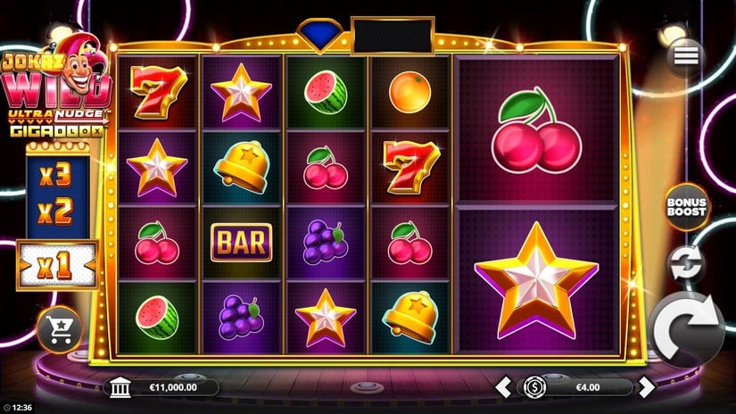 Jokrz Wild Ultranudge Gigablox slot screen 1