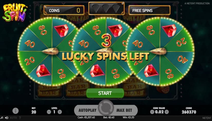 Fruit Spin slot screen 5