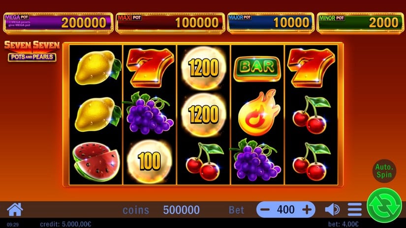 Seven Seven Pots and Pearls slot screen 1
