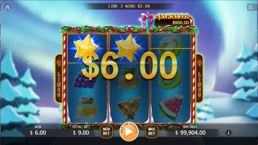 Santa Bumble Bee slot screen 3