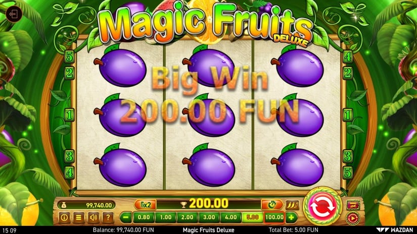 Magic Fruits Deluxe slot screen 3