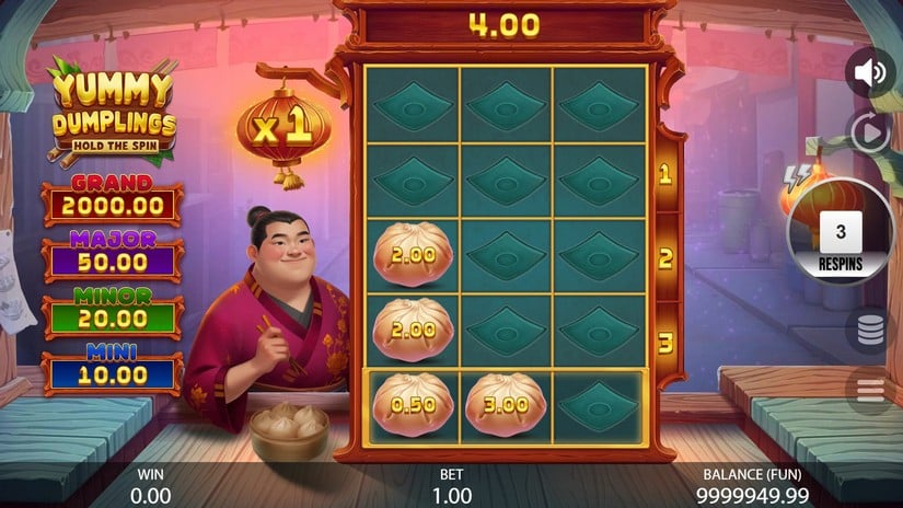 Yummy Dumplings: Hold The Spin slot screen 4