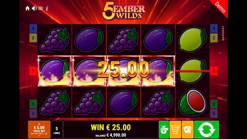 5 Ember Wilds slot screen 1