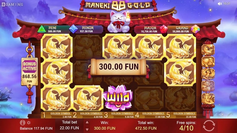 Maneki 88 Gold slot screen 6