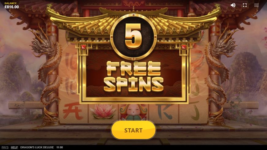 Dragon’s Luck Deluxe slot screen 3