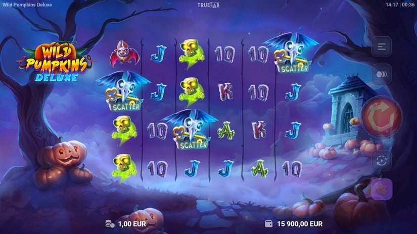 Wild Pumpkins Deluxe slot screen 2